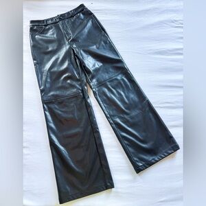 H&M Faux Leather Pants size M